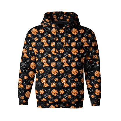 Skull Dice AOP T-Shirt - Dark Fantasy RPG Gamer Streetwear
