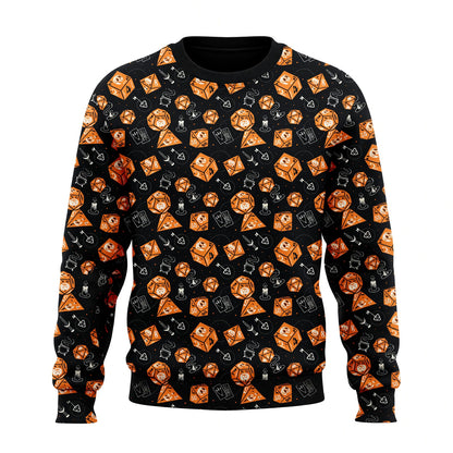 Skull Dice AOP T-Shirt - Dark Fantasy RPG Gamer Streetwear