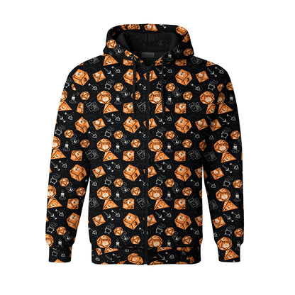 Skull Dice AOP T-Shirt - Dark Fantasy RPG Gamer Streetwear