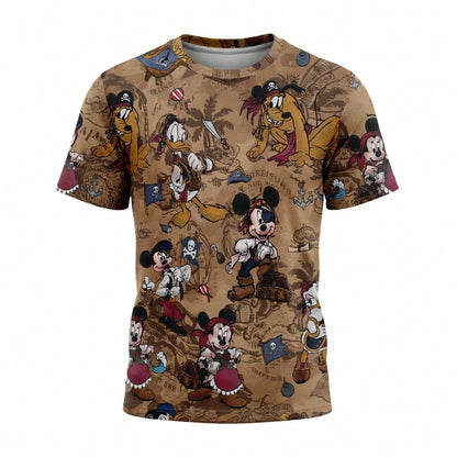 Pirate Treasure Map Adventure AOP Apparel