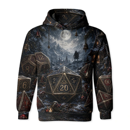 Christmas Dice AOP T-Shirt - Fantasy Winter RPG Apparel
