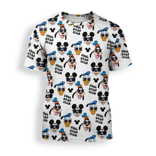Mouse Duck Silly Dog Cool Dads Club AOP Apparel