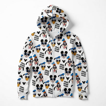Mouse Duck Silly Dog Cool Dads Club AOP Apparel