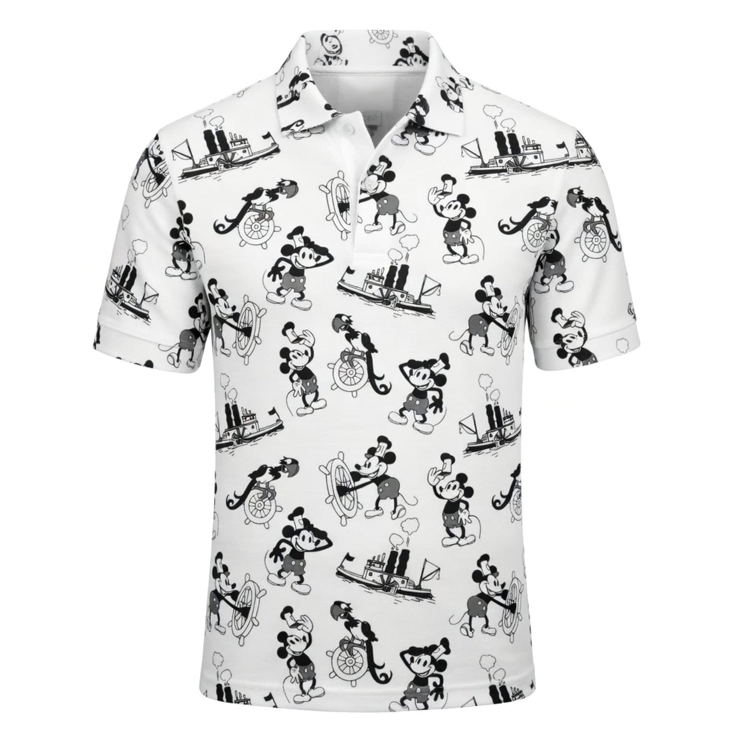 Vintage Steamboat AOP Apparel Mouse Classic Cartoon
