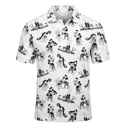 Vintage Steamboat AOP Apparel Mouse Classic Cartoon