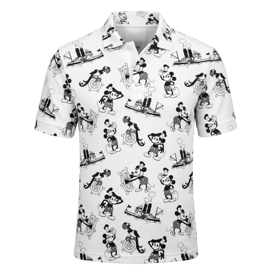 Vintage Steamboat AOP Apparel Mouse Classic Cartoon
