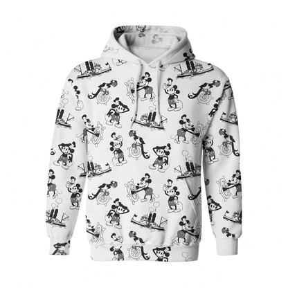 Vintage Steamboat AOP Apparel Mouse Classic Cartoon
