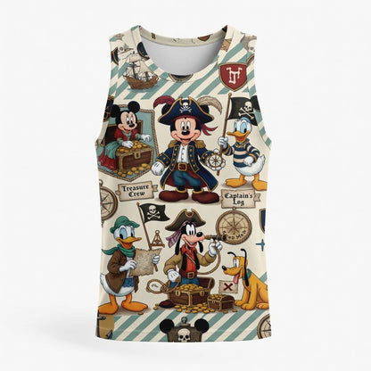Pirate Treasure Crew AOP Apparel - Mouse & Friends