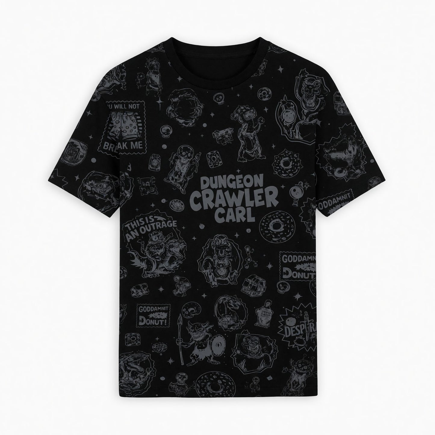 Dungeon Crawler AOP T-Shirt - LitRPG Novel Streetwear