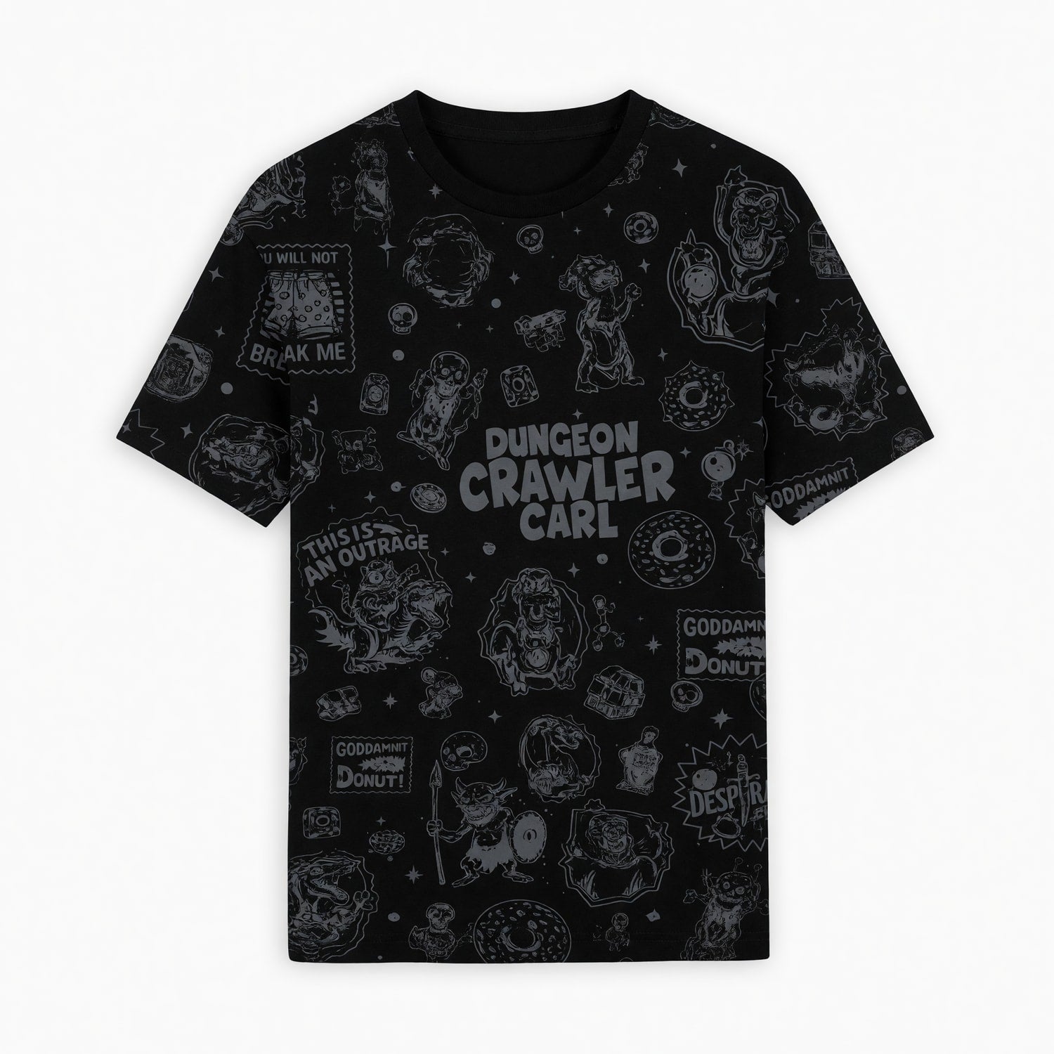 Dungeon Crawler AOP T-Shirt - LitRPG Novel Streetwear