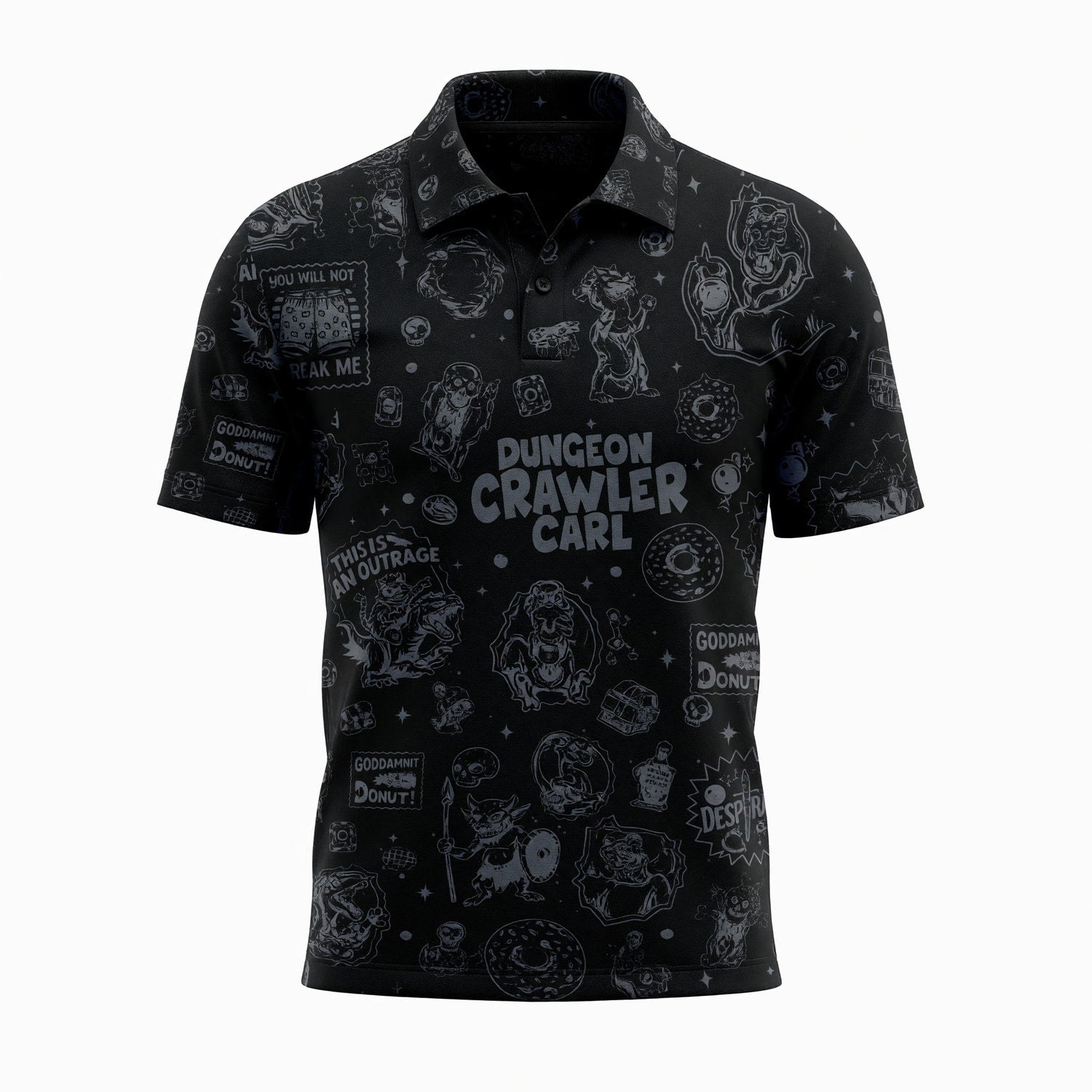 Dungeon Crawler AOP T-Shirt - LitRPG Novel Streetwear