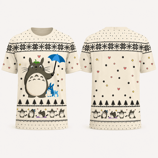 Forest Spirit Winter Wonderland All Over Print Hoodie - Anime Fan Apparel
