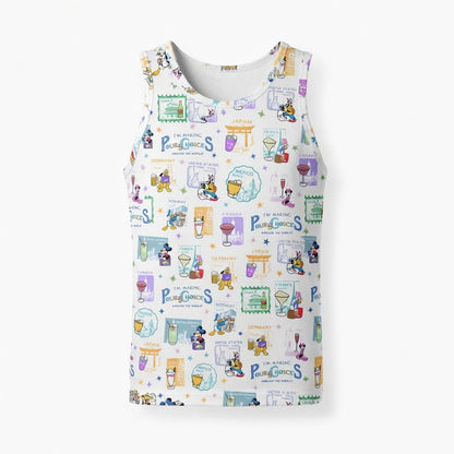 I'm Making Pour Choices Around The World AOP Apparel World Park Mouse & Friends