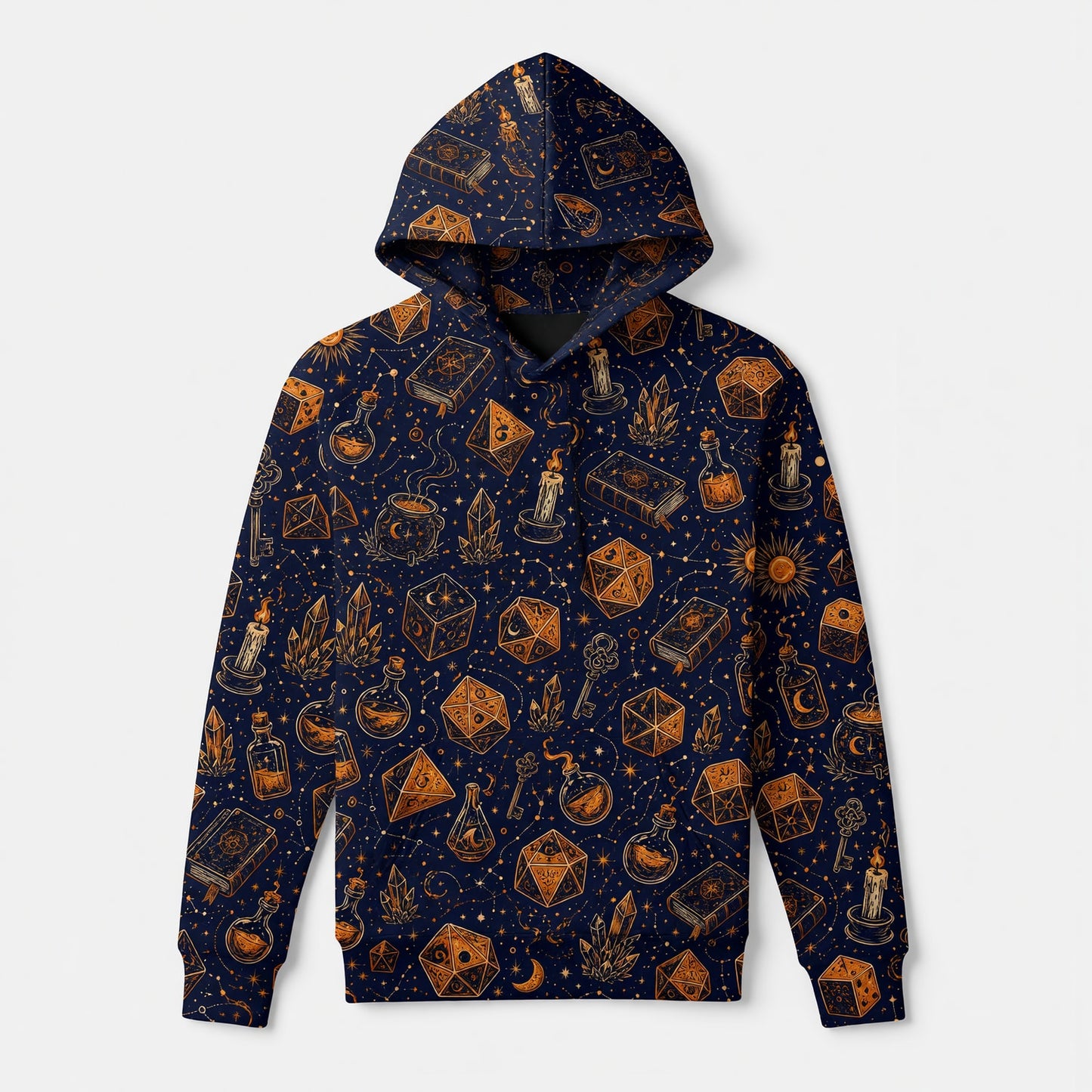 Fantasy Dungeon Dice AOP T-Shirt - Mystic Fantasy Pattern