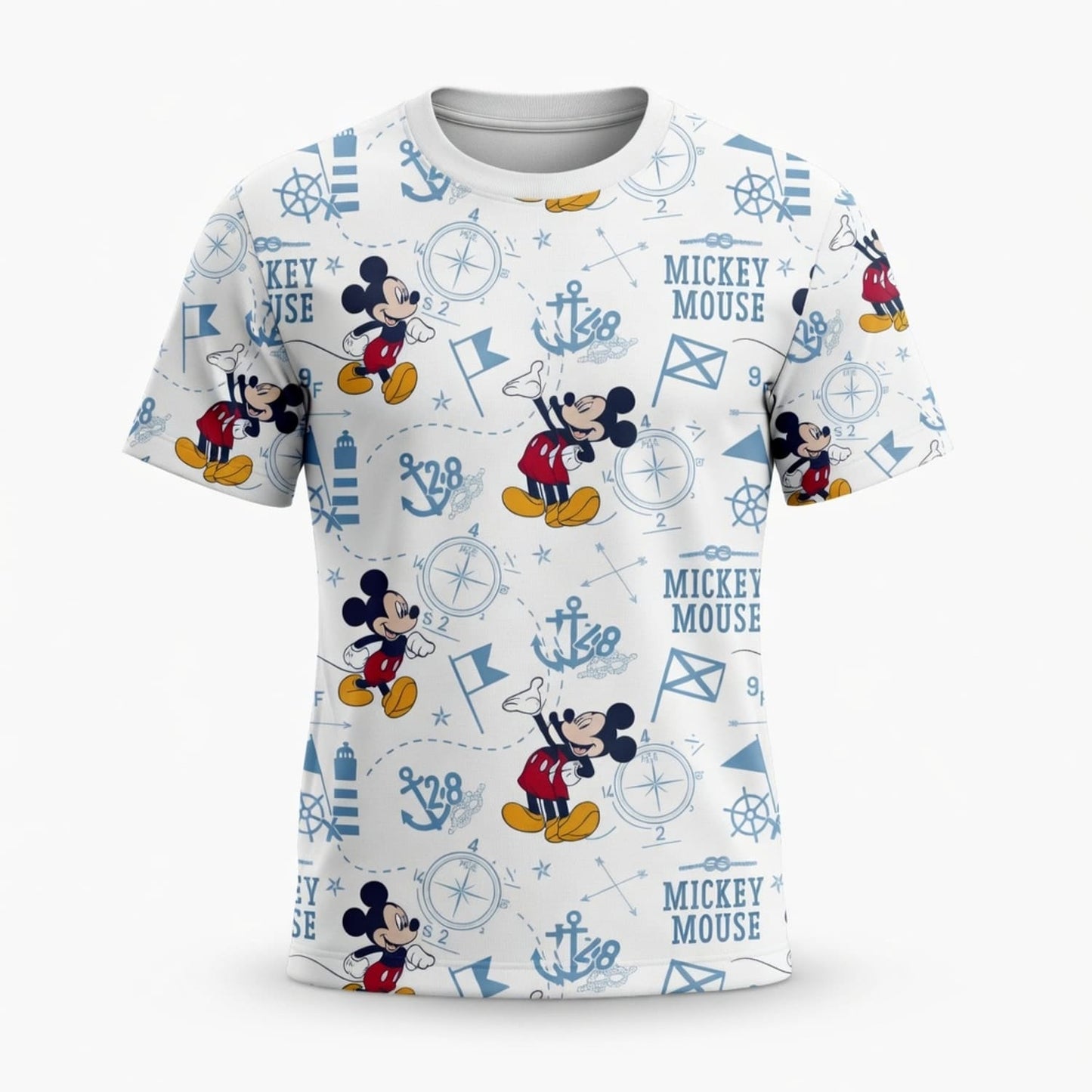 Mouse Nautical Adventure All Over Print Apparel
