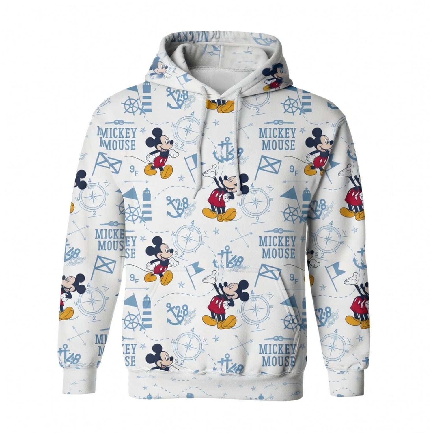 Mouse Nautical Adventure All Over Print Apparel