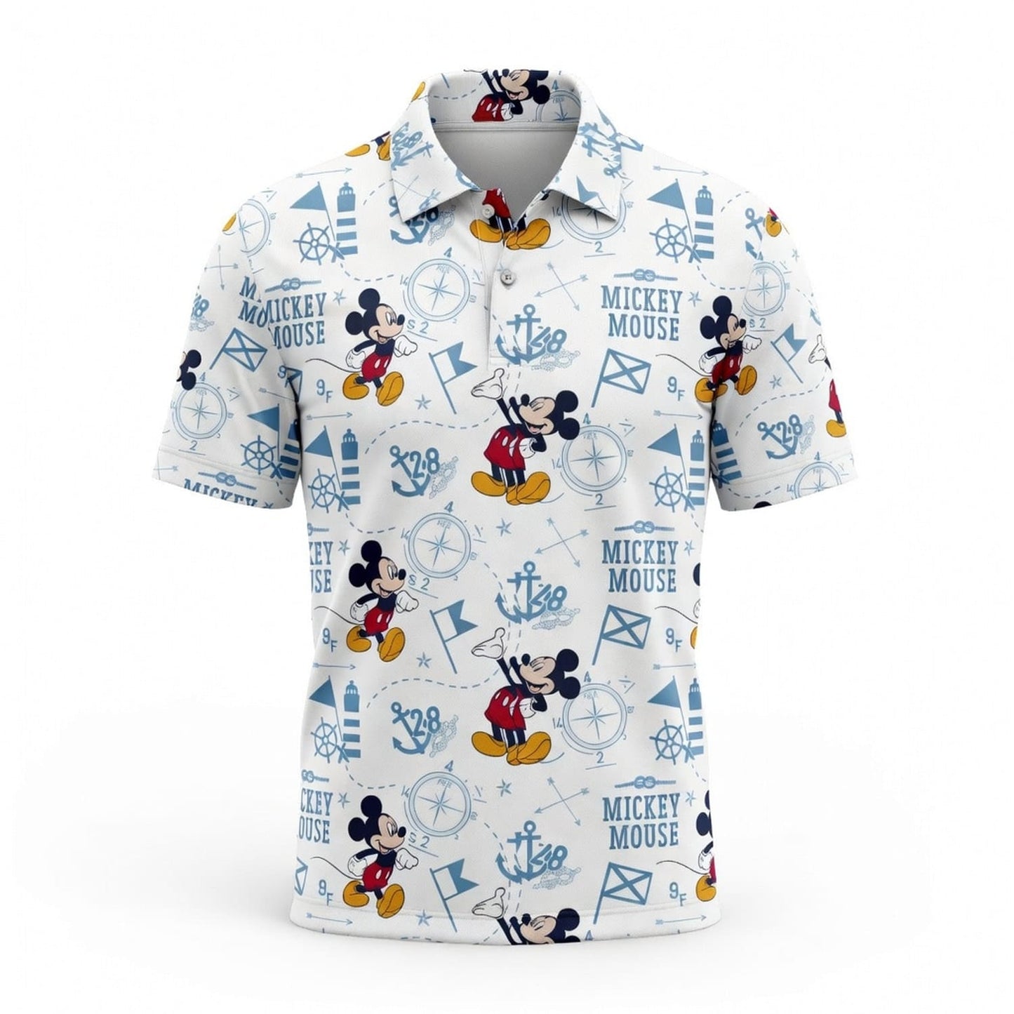 Mouse Nautical Adventure All Over Print Apparel