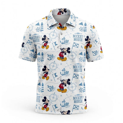 Mouse Nautical Adventure All Over Print Apparel