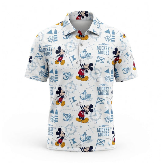 Mouse Nautical Adventure All Over Print Apparel