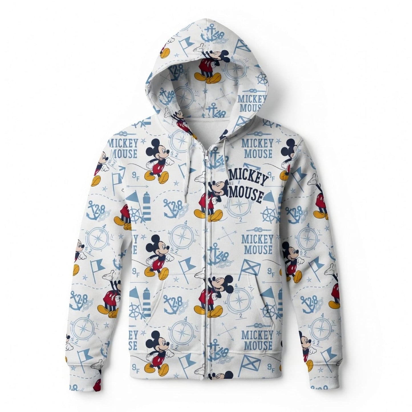Mouse Nautical Adventure All Over Print Apparel