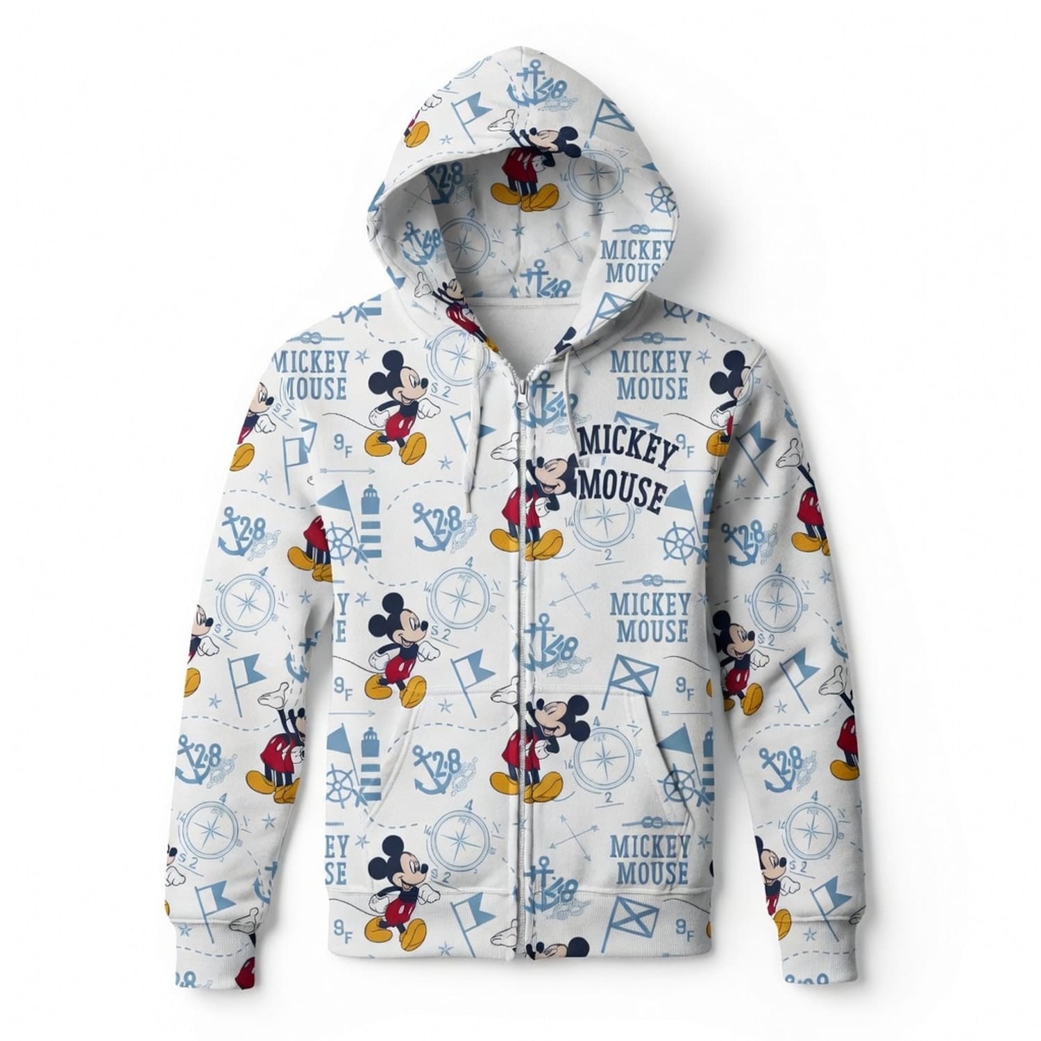 Mouse Nautical Adventure All Over Print Apparel