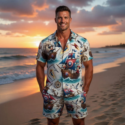 Heroes Premium Hawaiian Shirt - Mouse Shield Hero Collection