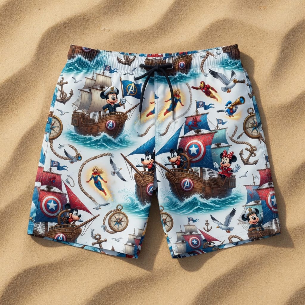 Heroes Premium Hawaiian Shirt - Mouse Shield Hero Collection