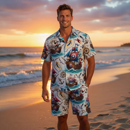 Heroes Premium Hawaiian Shirt - Mouse Shield Hero Collection