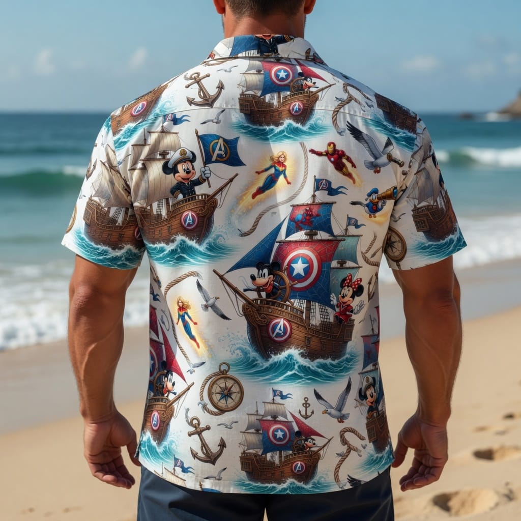 Heroes Premium Hawaiian Shirt - Mouse Shield Hero Collection
