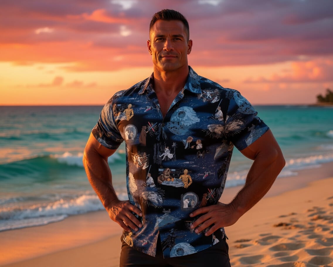 Galactic Empire Premium Hawaiian Shirt - Galactic Men