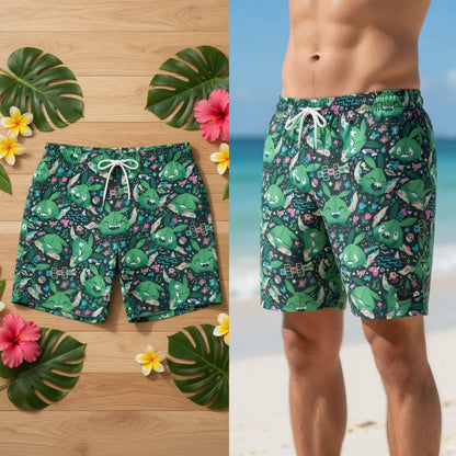 Seed Monster Premium Hawaiian Shirt - Grass Type Monster Aloha