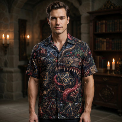 Mimic Christmas Hawaiian Shirt - Fantasy RPG Holiday Apparel