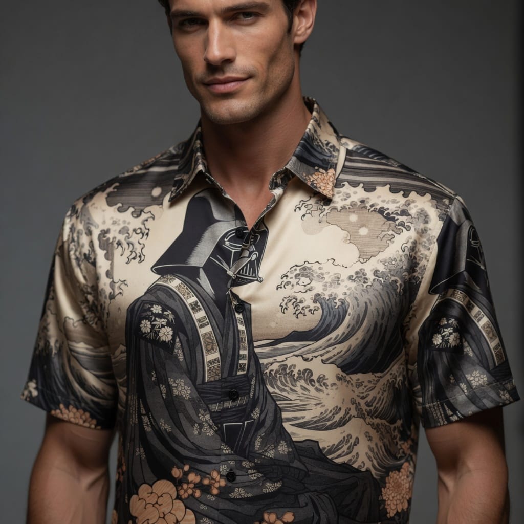 Dark Lord Great Wave Premium Hawaiian Shirt - Aloha Style