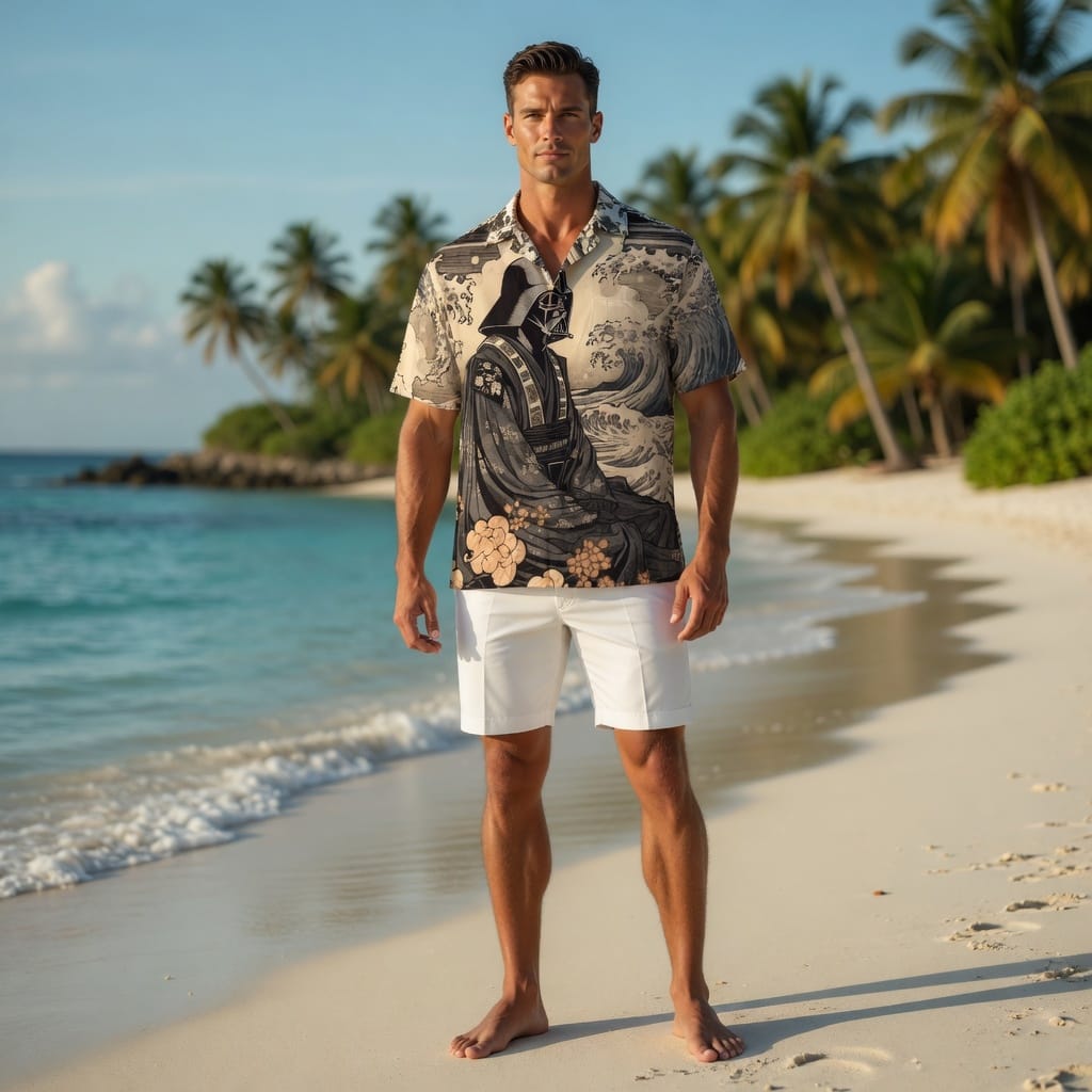 Dark Lord Great Wave Premium Hawaiian Shirt - Aloha Style