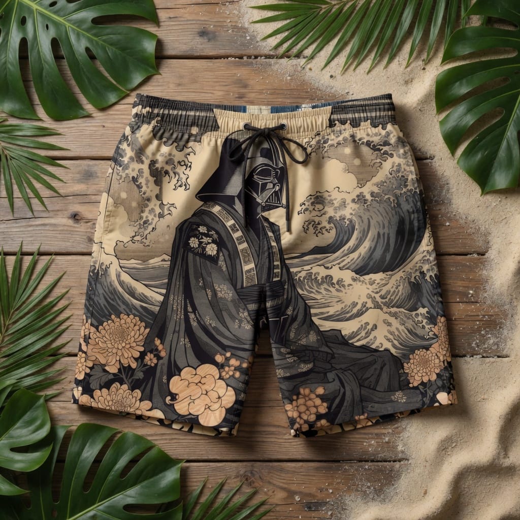 Dark Lord Great Wave Premium Hawaiian Shirt - Aloha Style
