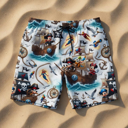 Mouse Pirate Premium Hawaiian Shirt - Men's
