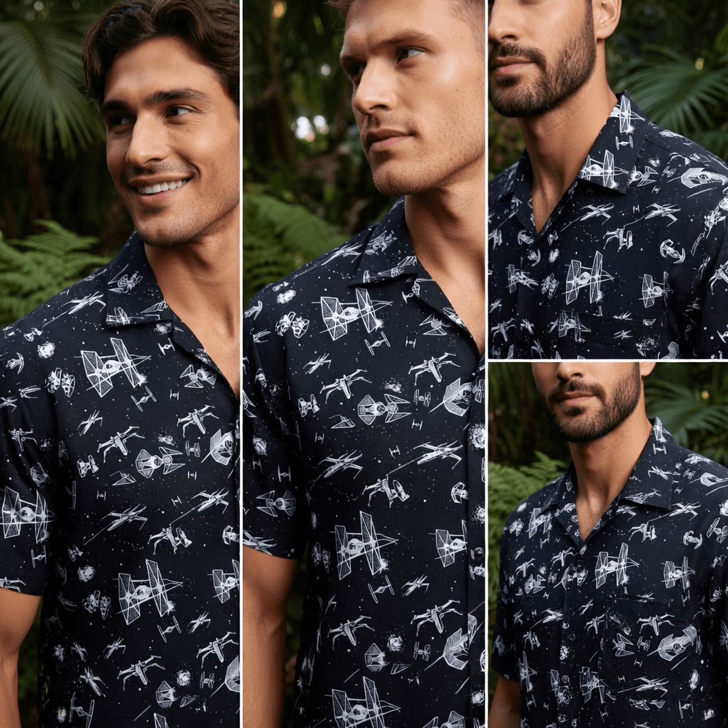 Galactic Spaceship Premium Hawaiian Shirt - Galaxy Aloha