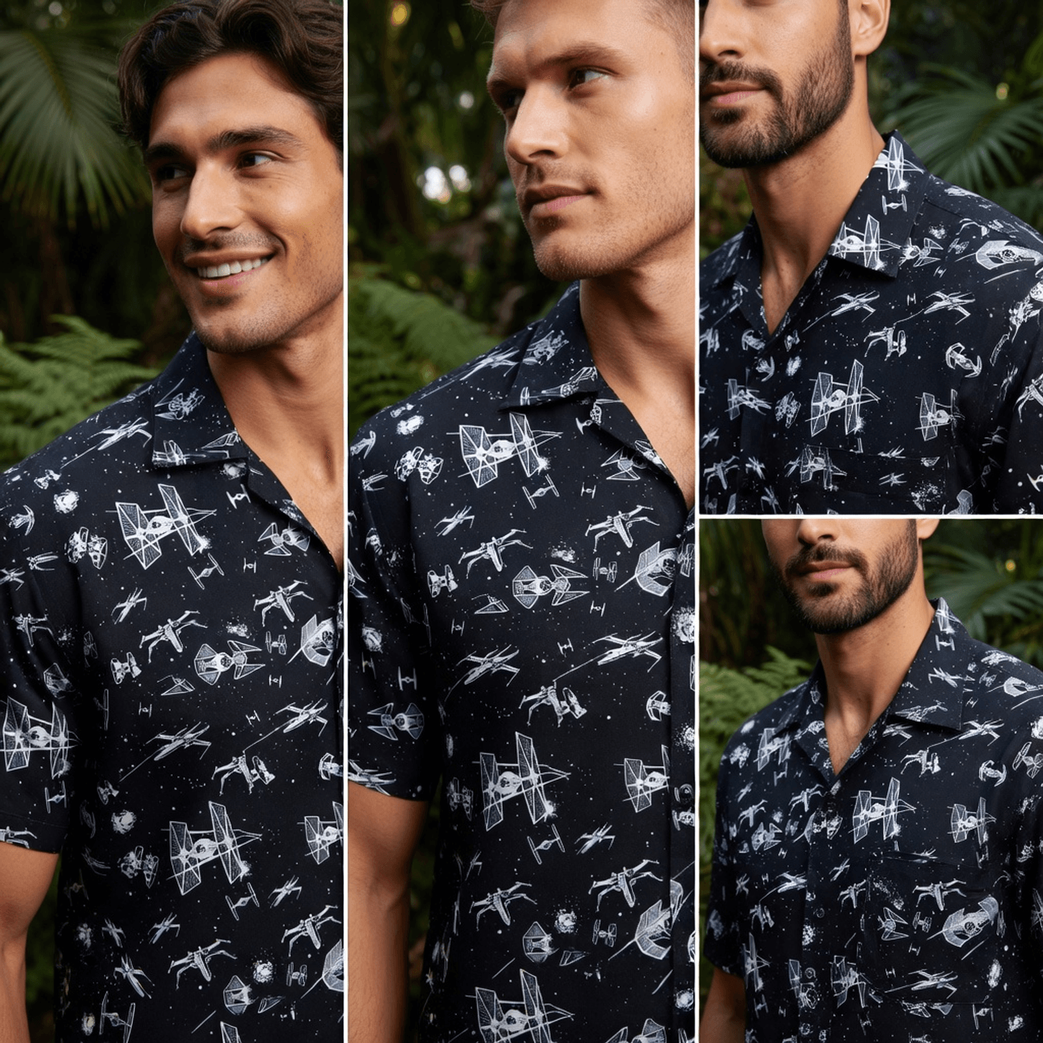 Galactic Spaceship Premium Hawaiian Shirt - Galaxy Aloha