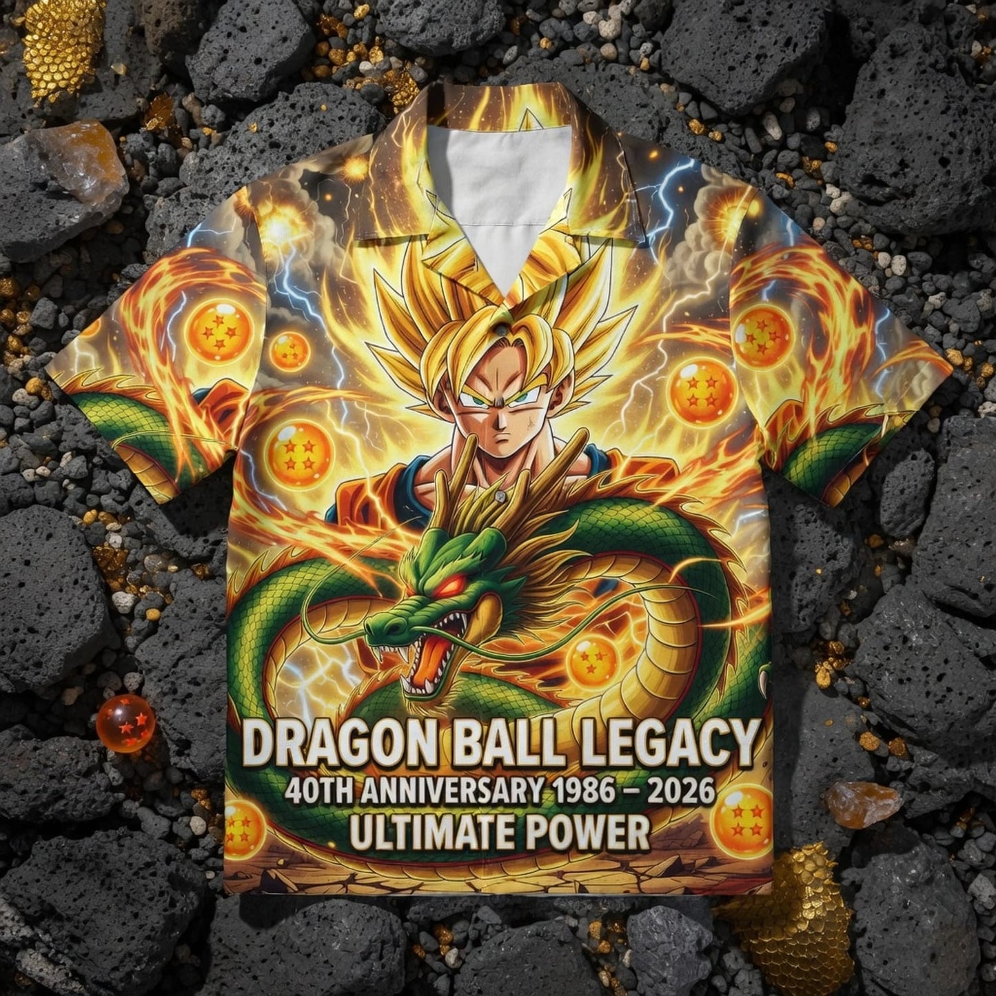 Anime Warrior Legacy 40th Anniversary Premium Hawaiian Shirt