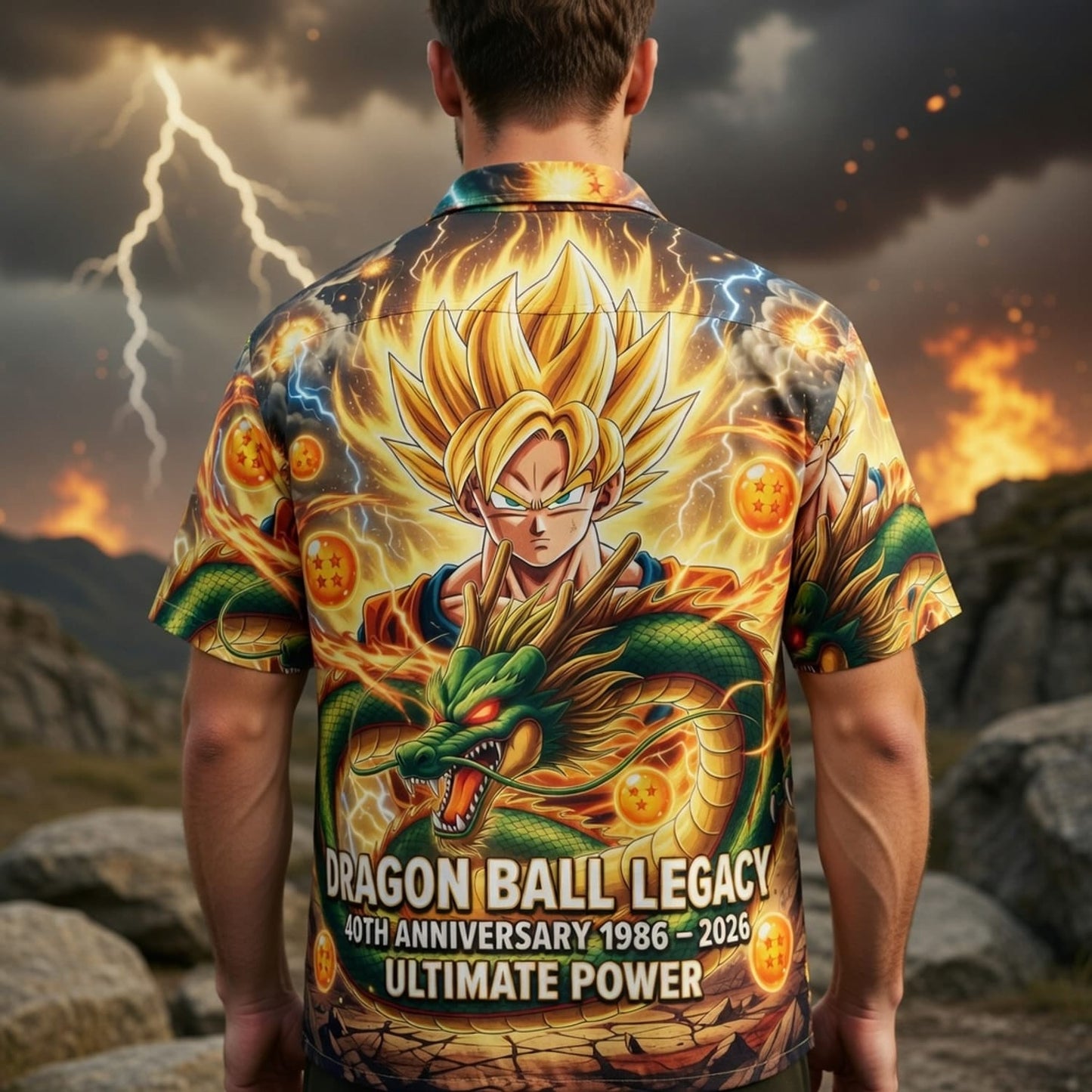 Anime Warrior Legacy 40th Anniversary Premium Hawaiian Shirt