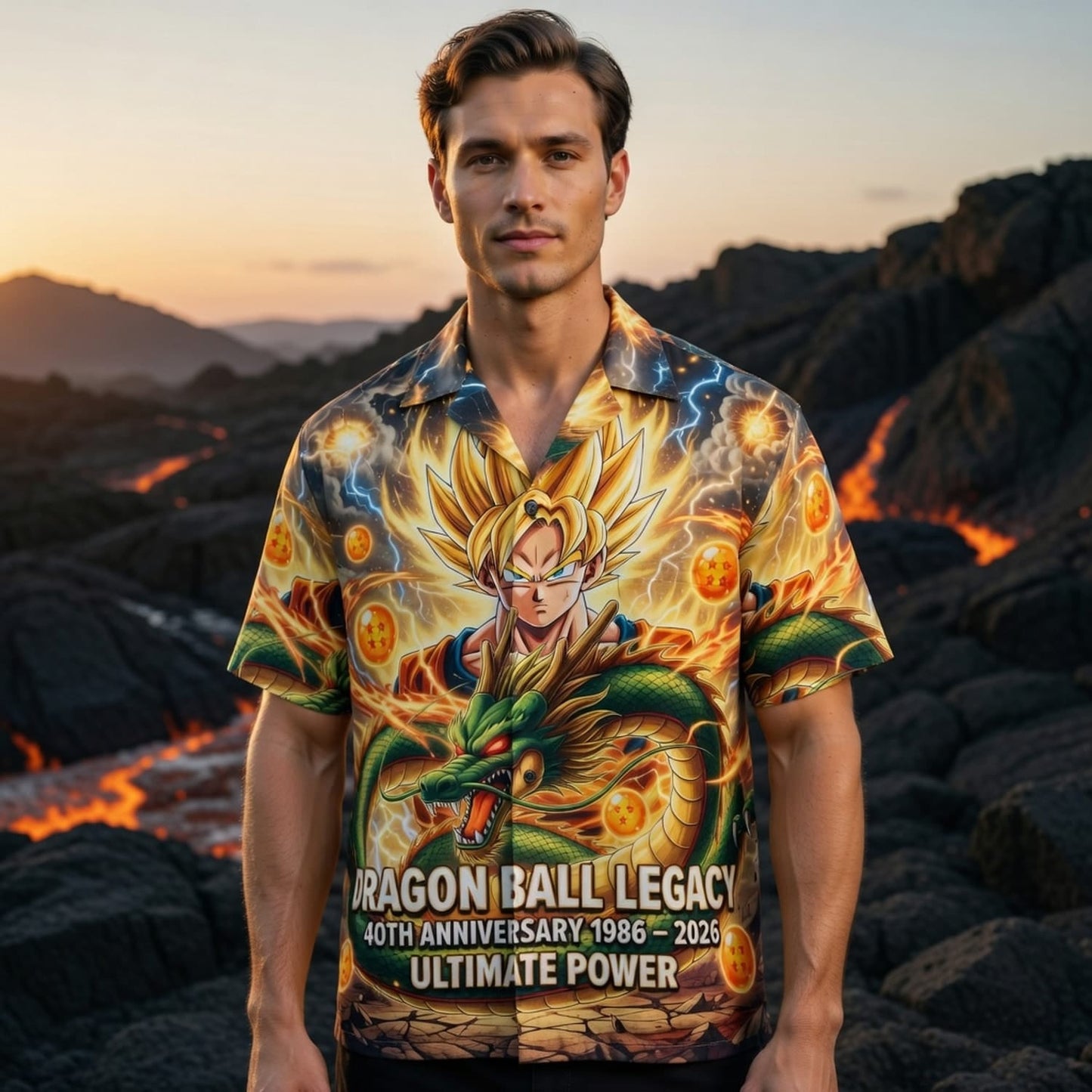 Anime Warrior Legacy 40th Anniversary Premium Hawaiian Shirt