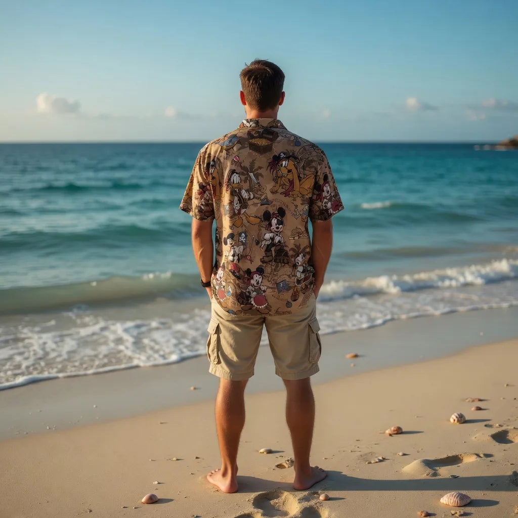 Pirate Mouse Premium Hawaiian Shirt - Adventure Aloha