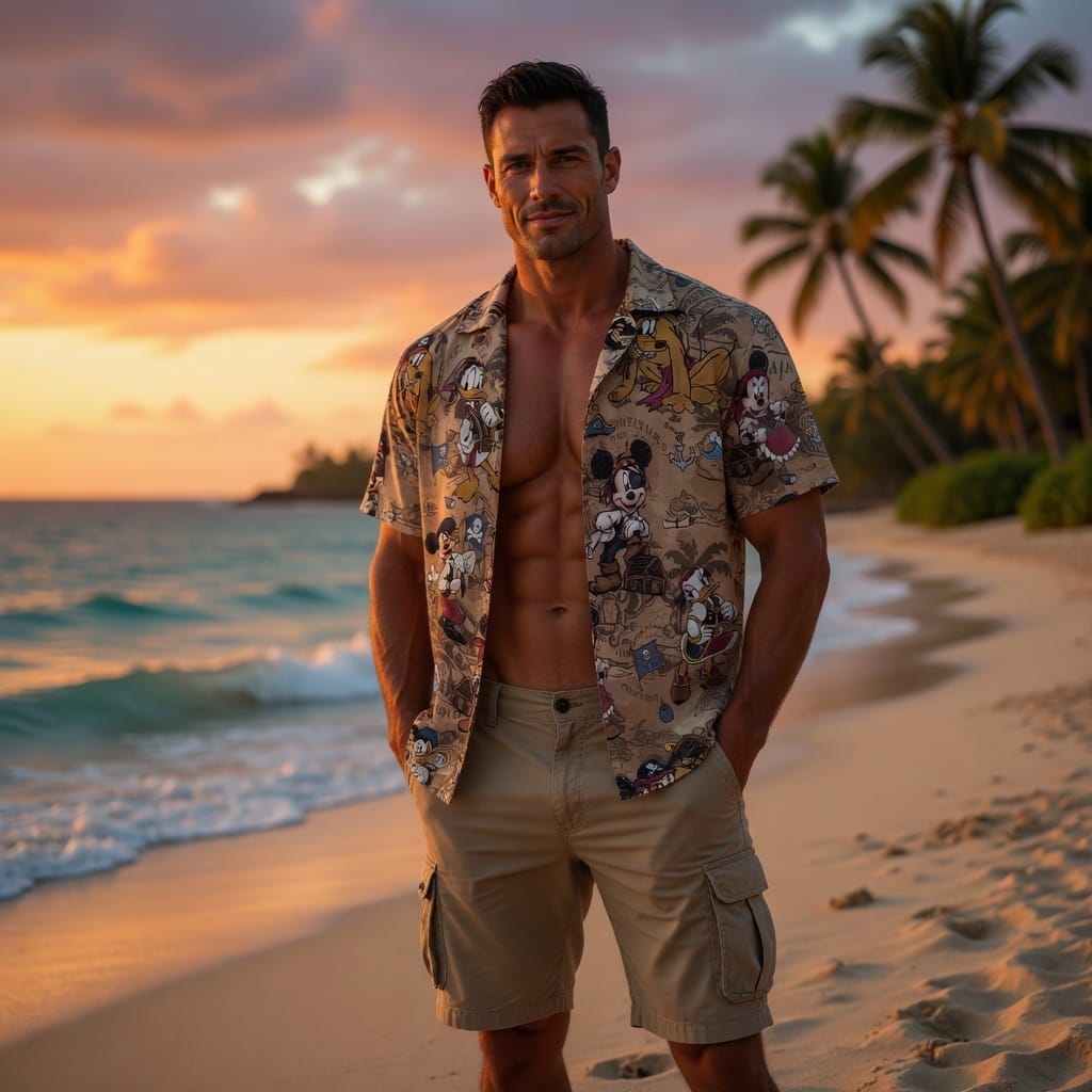 Pirate Mouse Premium Hawaiian Shirt - Adventure Aloha