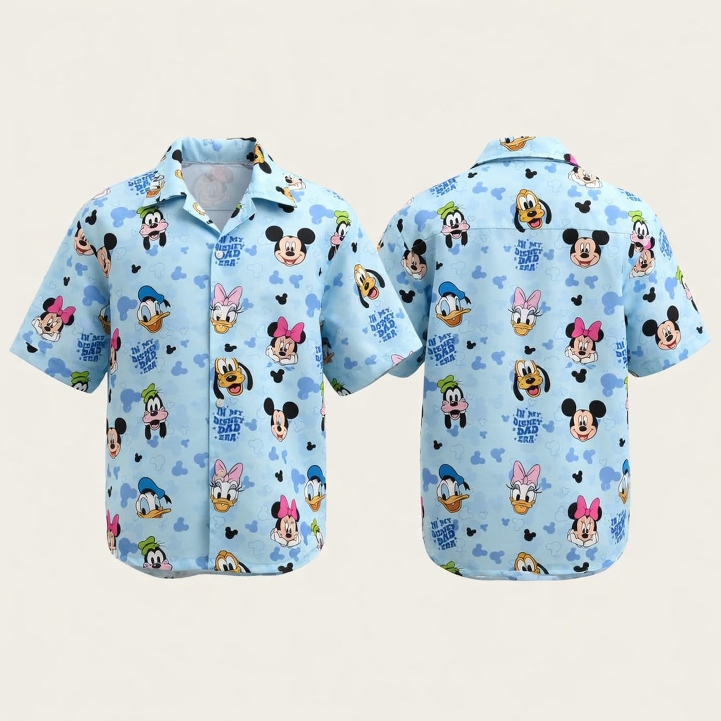 Dad Premium Hawaiian Shirt - Mouse Friends Aloha