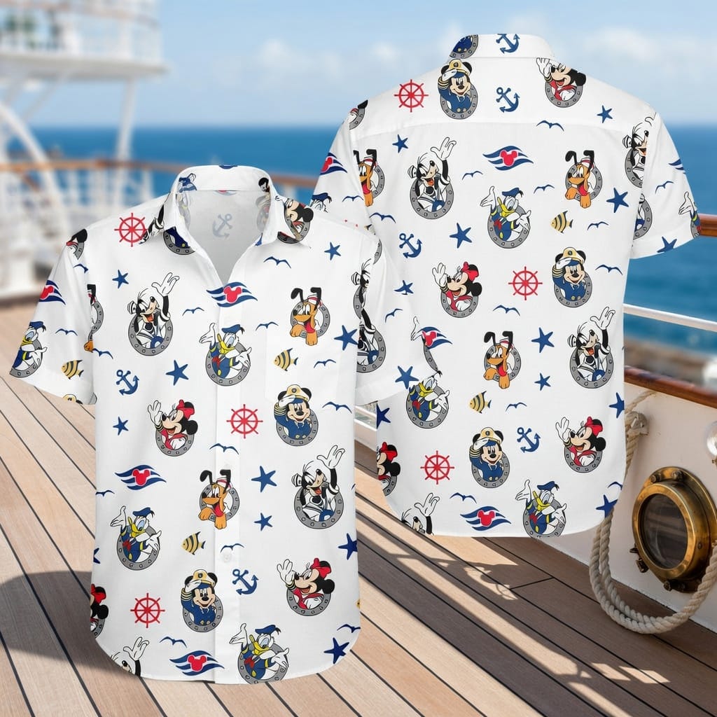 Mouse And Co Cruise Premium Hawaiian Shirt/Short,Summer Gift For Him, Cruise Gift