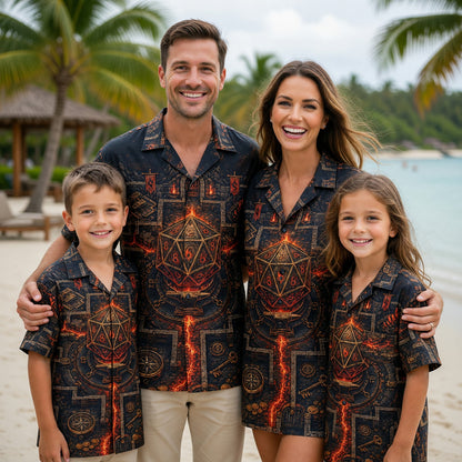 Fantasy Dungeon D20 Hawaiian Shirt - Fantasy RPG Dungeon