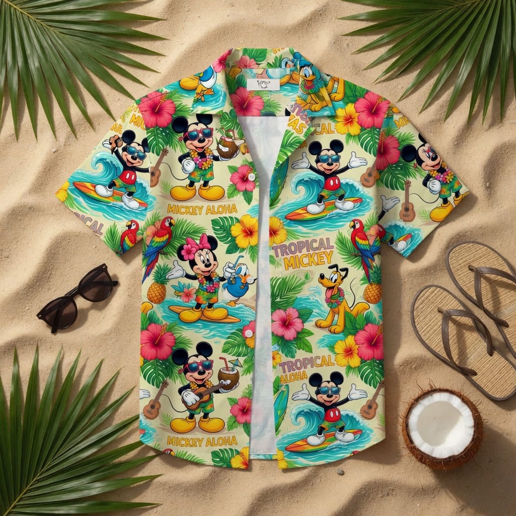 Mouse Aloha Hawaiian Outfit - Matching Couple Set