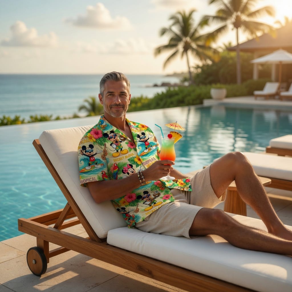 Mouse Aloha Hawaiian Outfit - Matching Couple Set