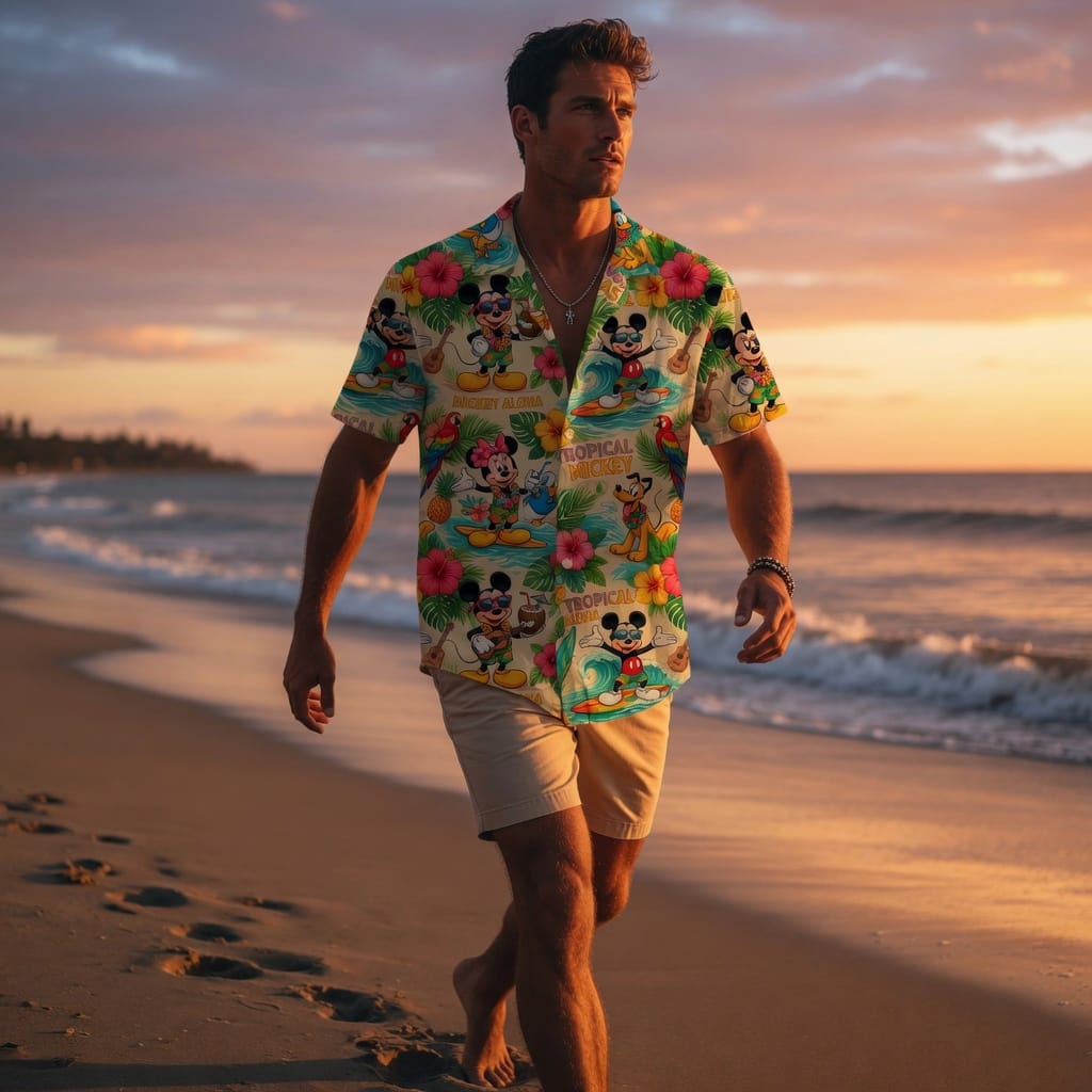Mouse Aloha Hawaiian Outfit - Matching Couple Set