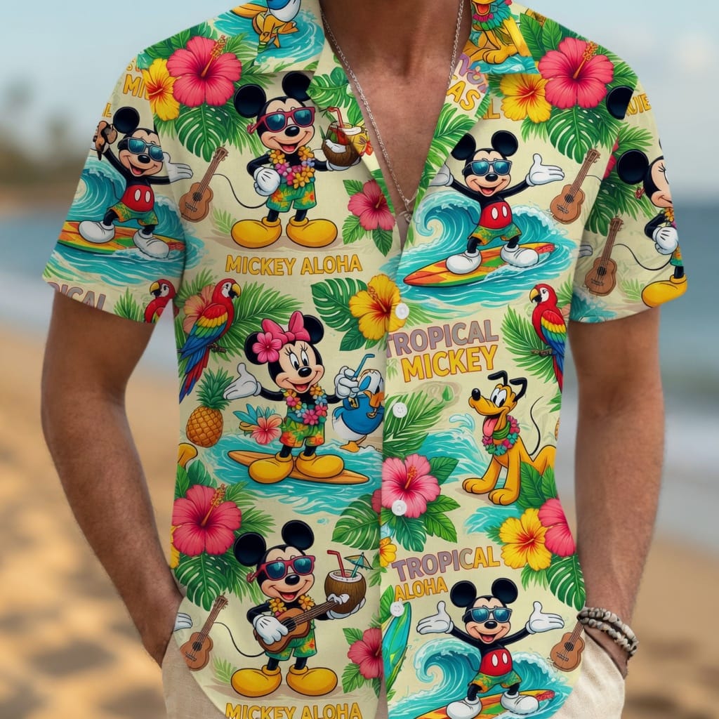 Mouse Aloha Hawaiian Outfit - Matching Couple Set